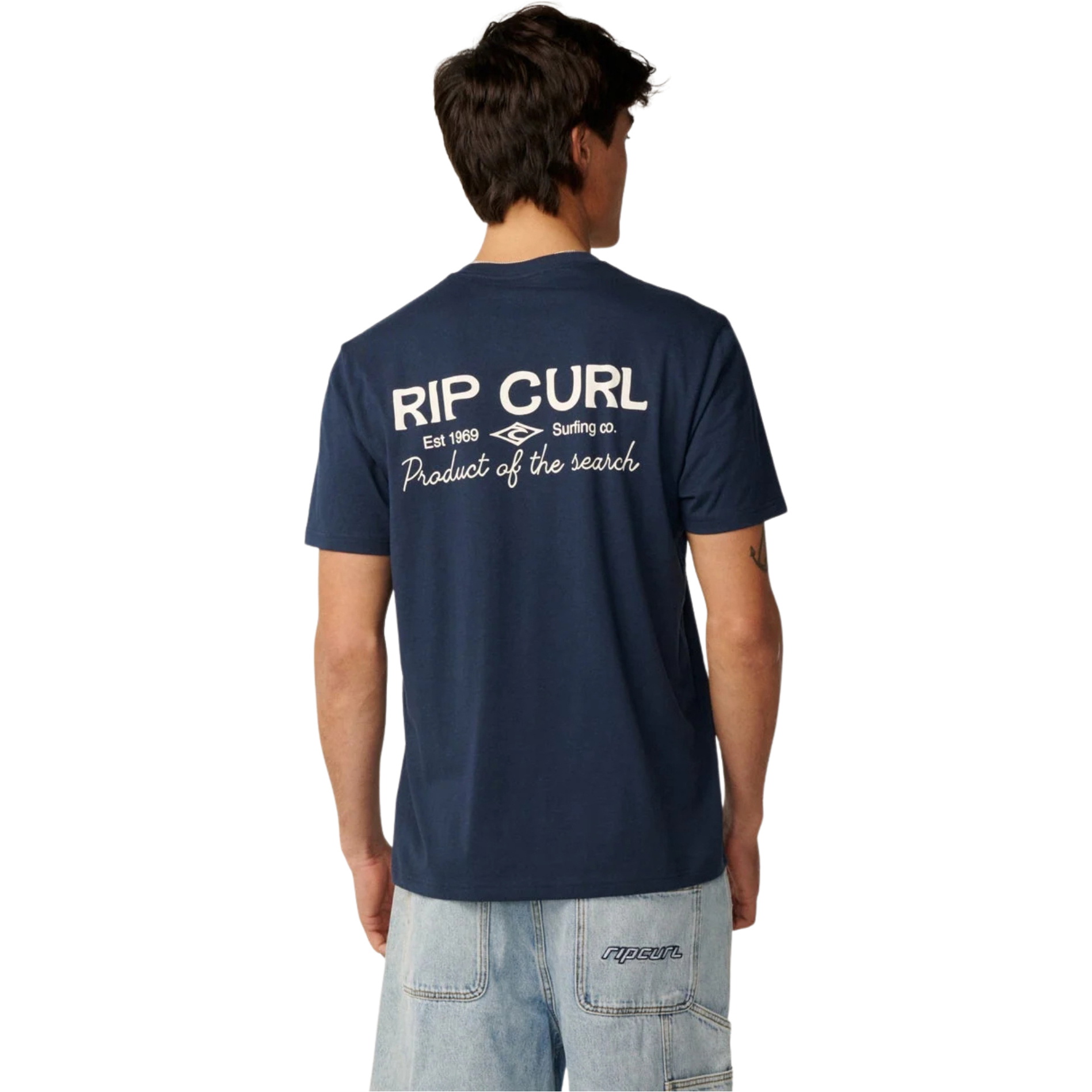 Rip Curl Herre Pacific Rinse Lomme-T-shirt 132MTE - Dark Navy